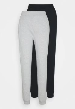 2Pack Regular Fit Joggers - Pantalones Deportivos - Black/Light Grey
