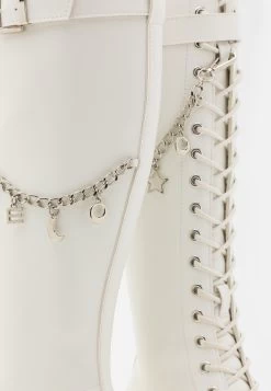 Botas Con Cordones - White -Estilo Urbano Ventas 160e1f017a9e40fca39d178397e6e5c7