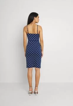 Even&Odd Strappy Mini Bodycon Dress- Vestido Ligero - Blue/White -Estilo Urbano Ventas 19781b87b0fb4c6e855fef4f5a6cb334