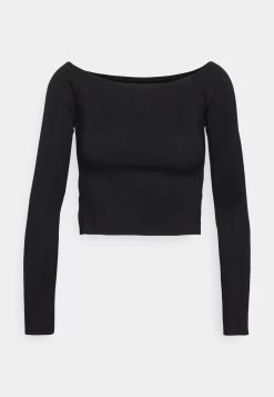 Offshoulder Basic- Jersey De Punto - Black -Estilo Urbano Ventas 1b3fbc791afd44cb84625a8305ac4049