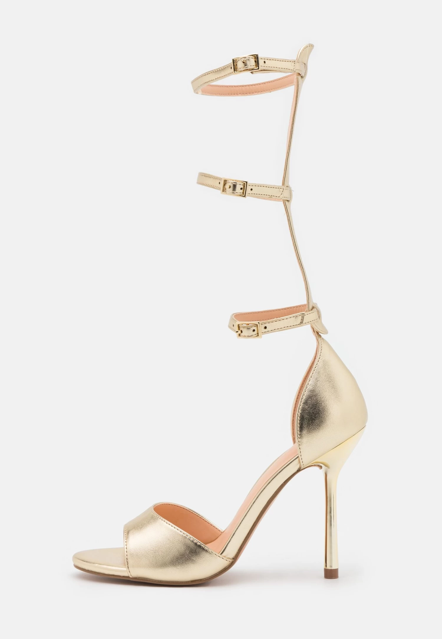 Even&Odd Sandalias Tobilleras - Gold 2 Even&Odd Sandalias Tobilleras - Gold - Imagen 2