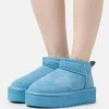 Even&Odd Leather - Botines Bajos - Blue