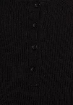 Nursing Button Placket - Jersey De Punto - Black -Estilo Urbano Ventas 2e097f11c70944a8870f983f0a415097