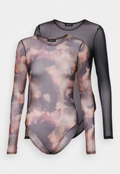 Even&Odd 2In1 - Camiseta Estampada - Black/Multi-Coloured -Estilo Urbano Ventas 4083aec608a441f0bbcb3fe71ae63dfe