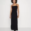 Even&Odd Maxi Dress Tiered Skirt- Vestido Largo - Black