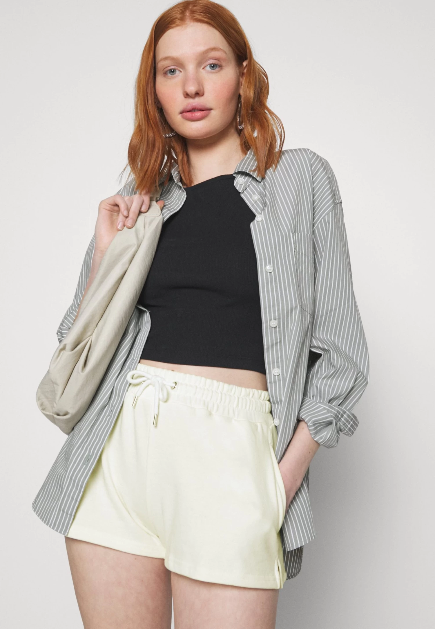 Even&Odd 2 Pack - Shorts - Off White/Orange 5 Even&Odd 2 Pack - Shorts - Off White/Orange - Imagen 5