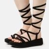 Even&Odd Sandalias Con Plataforma - Black