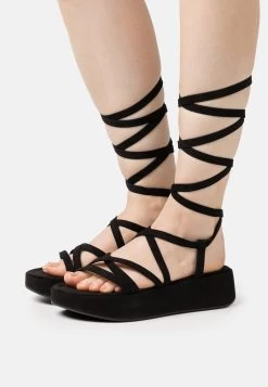 Even&Odd Sandalias Con Plataforma - Black