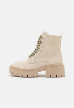 Even&Odd Winter Boot - Botines Con Cordones - Beige -Estilo Urbano Ventas 5877843a3af74ac7abfe8a156014e2dd