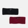 Even&Odd 2 Pack - Orejeras - Black/Red