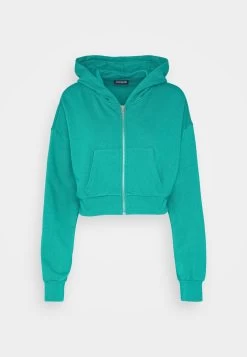 Even&Odd Sudadera Con Cremallera - Green -Estilo Urbano Ventas 671b13d3b1474c86a8b0584ba702f752