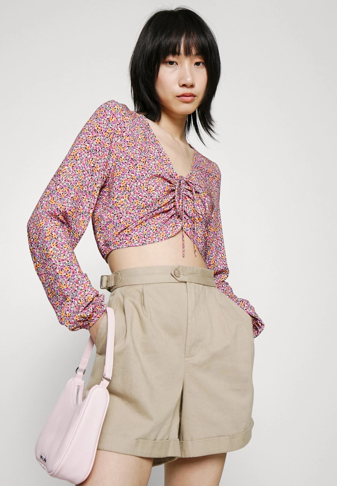 Even&Odd Blusa - Lilac/Orange 4 Even&Odd Blusa - Lilac/Orange - Imagen 4