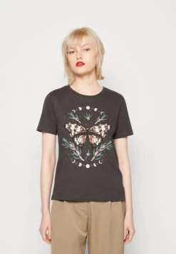 Even&Odd Camiseta Estampada - Anthracite