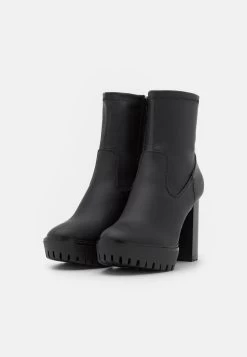 Even&Odd Botines Con Plataforma - Black -Estilo Urbano Ventas 79020804a1f34846bf00384befb3727d