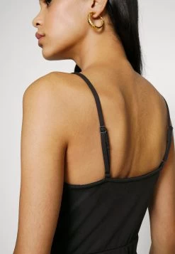 Even&Odd Strappy Warp Mini Bodycon Punto Dress - Vestido De Tubo - Black -Estilo Urbano Ventas 7ec144b7d47d45a28fb9ca73e683b881