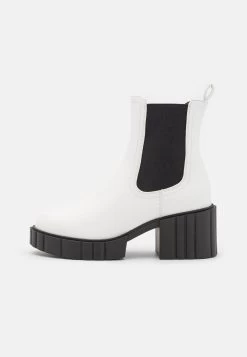 Even&Odd Botines Con Plataforma - White -Estilo Urbano Ventas 8063f581fc2d4a9a968ee276d58148df