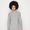 Even&Odd Vestido De Punto - Mottled Light Grey