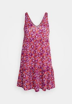 Even&Odd Sleeveless V Neck Volant Hem Flared Mini Dress (Eo-Ss23-C135-Sj) / Black - 802_Pink - 402_Orange - 205 - Vestido Informal - Black - 802_Pink - 402_Orange - 205 -Estilo Urbano Ventas 8eb3062e8e8e4a45a95e043d240bbdfe