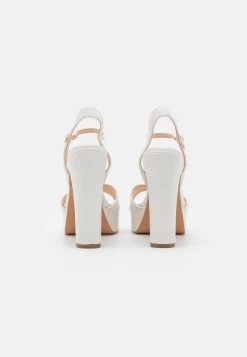 Even&Odd Leather - Sandalias Con Plataforma - White -Estilo Urbano Ventas 946786ca085446ed8d37c184fe3bd79f