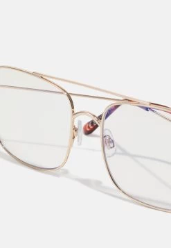 Even&Odd Unisex - Gafas Con Filtro De Luz Azul - Gold-Coloured -Estilo Urbano Ventas 9557eae7942344b69ee624b463b5a6ba