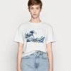 Even&Odd Camiseta Estampada - White