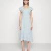 Even&Odd Vestido Informal - Light Blue/Pink