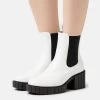 Even&Odd Botines Con Plataforma - White