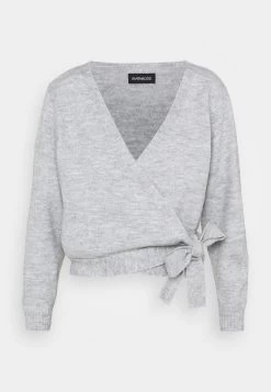 Even&Odd Chaqueta De Punto - Mottled Light Grey
