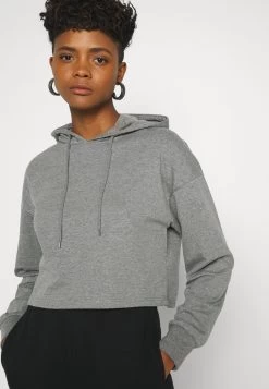 Even&Odd Basic - Cropped Oversized Hoodie - Jersey Con Capucha - Mottled Grey 9 Even&Odd Basic - Cropped Oversized Hoodie - Jersey Con Capucha - Mottled Grey -Estilo Urbano Ventas a515cc8d039c45de9f1c2da95b620511