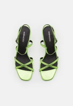 Even&Odd Leather- Sandalias De Tacón - Green -Estilo Urbano Ventas b060737035fa4cd19a0030bd061f8099