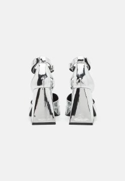 Even&Odd Zapatos De Plataforma - Silver-Coloured -Estilo Urbano Ventas bbd50063bfa849b685f379a67a14547d