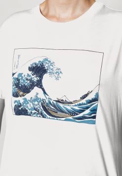 Even&Odd Camiseta Estampada - White -Estilo Urbano Ventas bf17a23e6ac4459f84be4be8cd251ff6