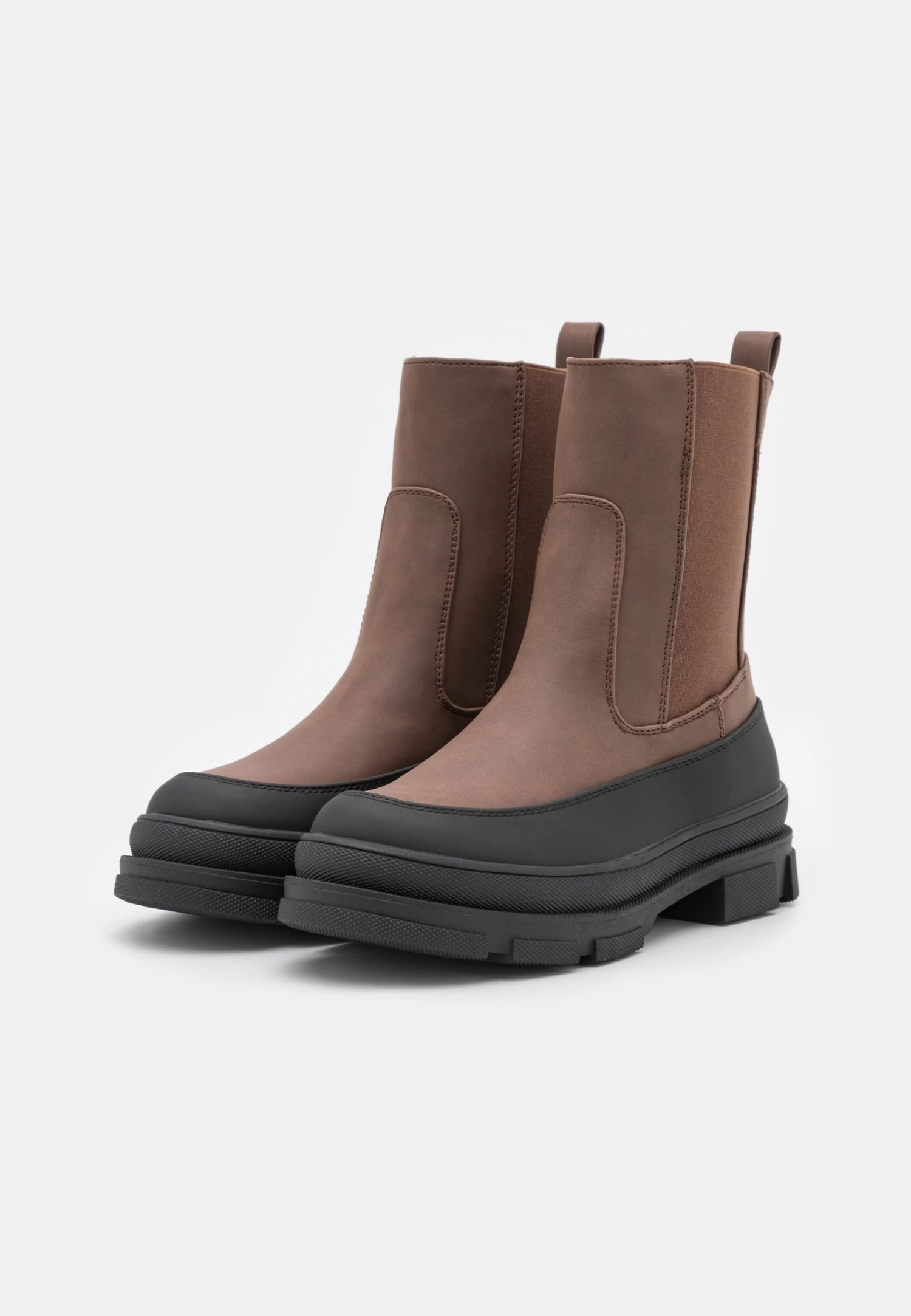 Botines Con Plataforma - Dark Brown 3 Botines Con Plataforma - Dark Brown - Imagen 3