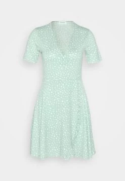 Even&Odd Vestido Ligero - Green/White -Estilo Urbano Ventas c37bc872496d48249dc413eeb15a26b4