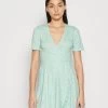 Even&Odd Vestido Ligero - Green/White