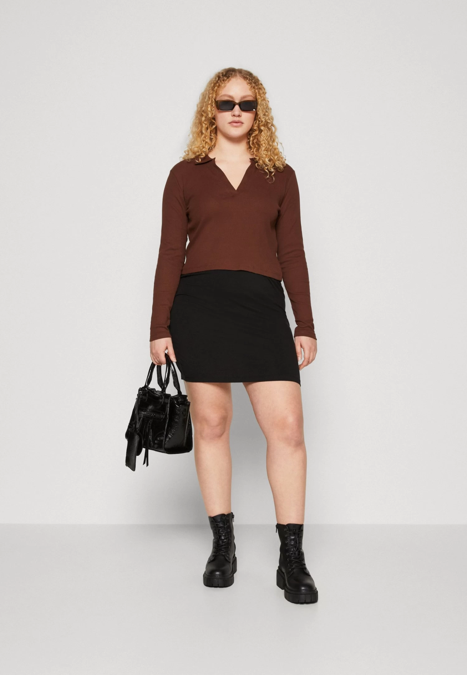 2 Pack- Minifalda - Black/Khaki 1 2 Pack- Minifalda - Black/Khaki