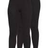 2 Pack- Leggings - Black/Black