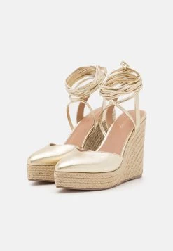 Sandalias Con Plataforma - Gold -Estilo Urbano Ventas ce93d0fe1aa04ca693938100a9f9dd16