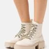 Even&Odd Winter Boot - Botines Con Cordones - Beige