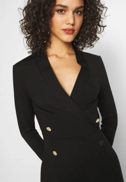 Even&Odd Vestido De Tubo - Black -Estilo Urbano Ventas f0b2884a8e9b440fb56f3fab415bf808